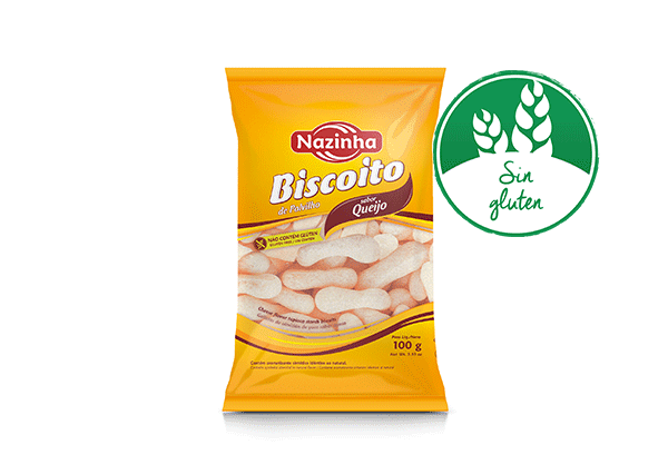 Galleta de almidon de yuca sabor queso